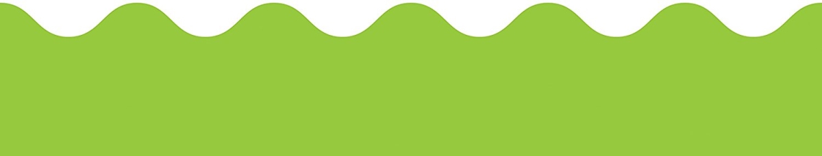 Carson-Dellosa CDP108215 2.25 in. x 36 ft. Scalloped Border - Lime Carson-Dellosa CDP108215 2.25 in. x 36 ft. Scalloped Border - Lime