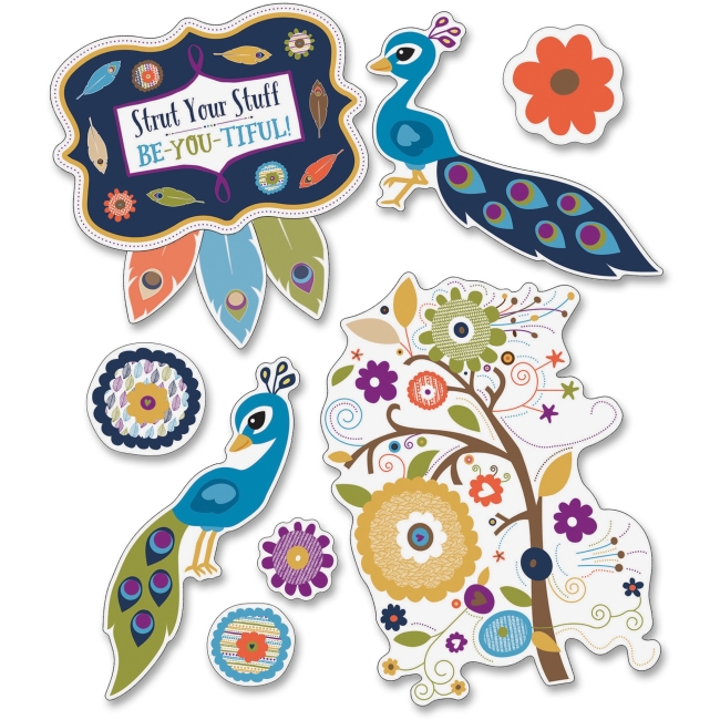 Carson-Dellosa CDP110318 You-Nique Strut Your Stuff Bulletin Board Set 54 Piece - Multicolor Carson-Dellosa CDP110318 You-Nique Strut Your Stuff Bulletin Board Set 54 Piece - Multicolor