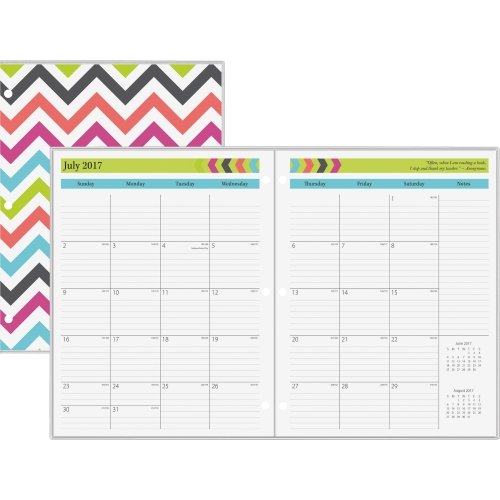 Blue Sky BLS100337 8.5 x 11 in. Chevron Weekly & Monthly Planner - Multicolor Blue Sky BLS100337 8.5 x 11 in. Chevron Weekly & Monthly Planner - Multicolor