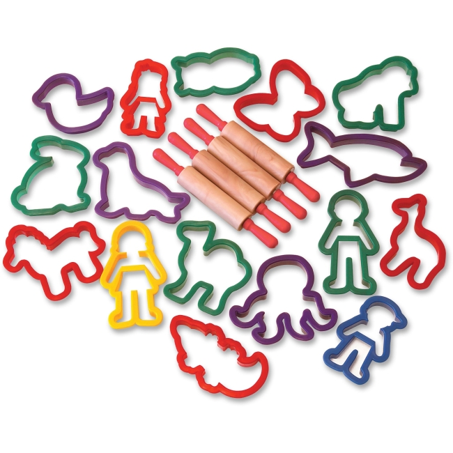 Chenille Kraft CKC9785 Animals Clay Cutters Assorted - 20 Count Chenille Kraft CKC9785 Animals Clay Cutters Assorted - 20 Count
