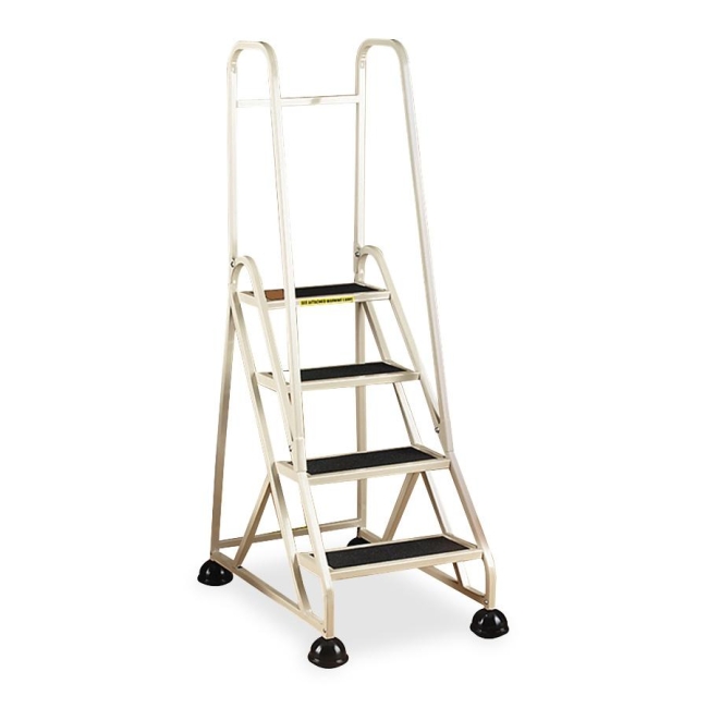 Cra104319 66 X 24.6 X 33.5 In. Ladder 4 Steps With Double Handrail , Beige