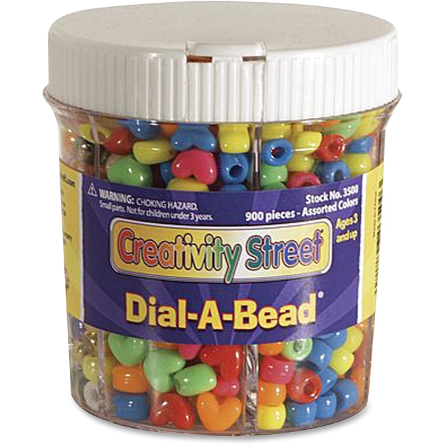 Chenille Kraft Ckc3500 Dial A Bead Jar - Assorted