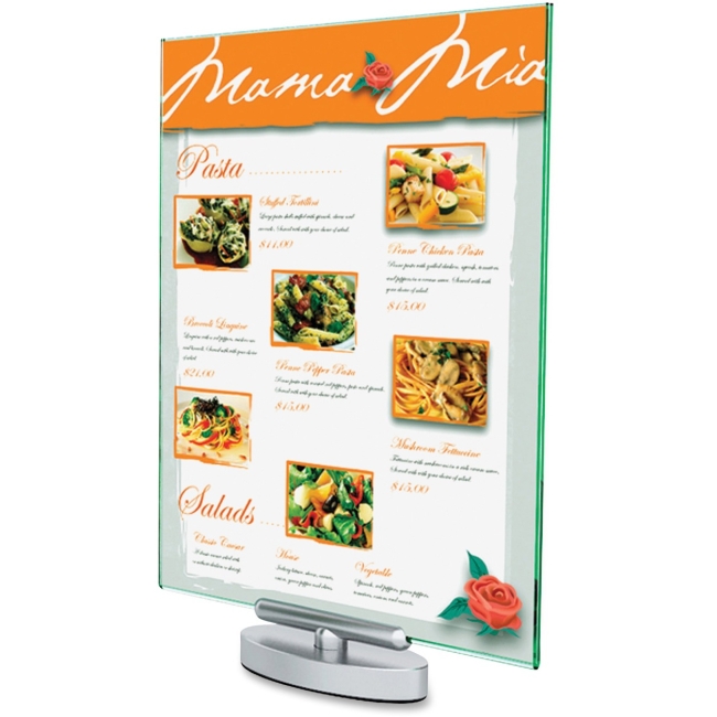 HON DEF691590 8.5 x 11 in. Image Swivel Base Sign Holder Clear HON DEF691590 8.5 x 11 in. Image Swivel Base Sign Holder Clear
