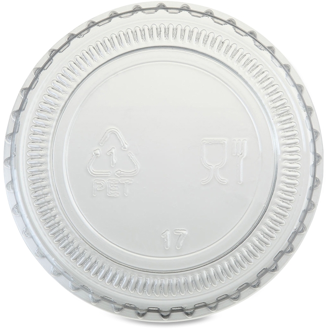 Gjo19061 1 Oz Portion Cup Lid - Translucent & Clear