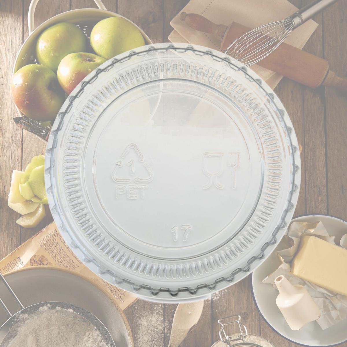 Picture of Media Sciences GJO19061 1 oz Portion Cup Lid - Translucent & Clear