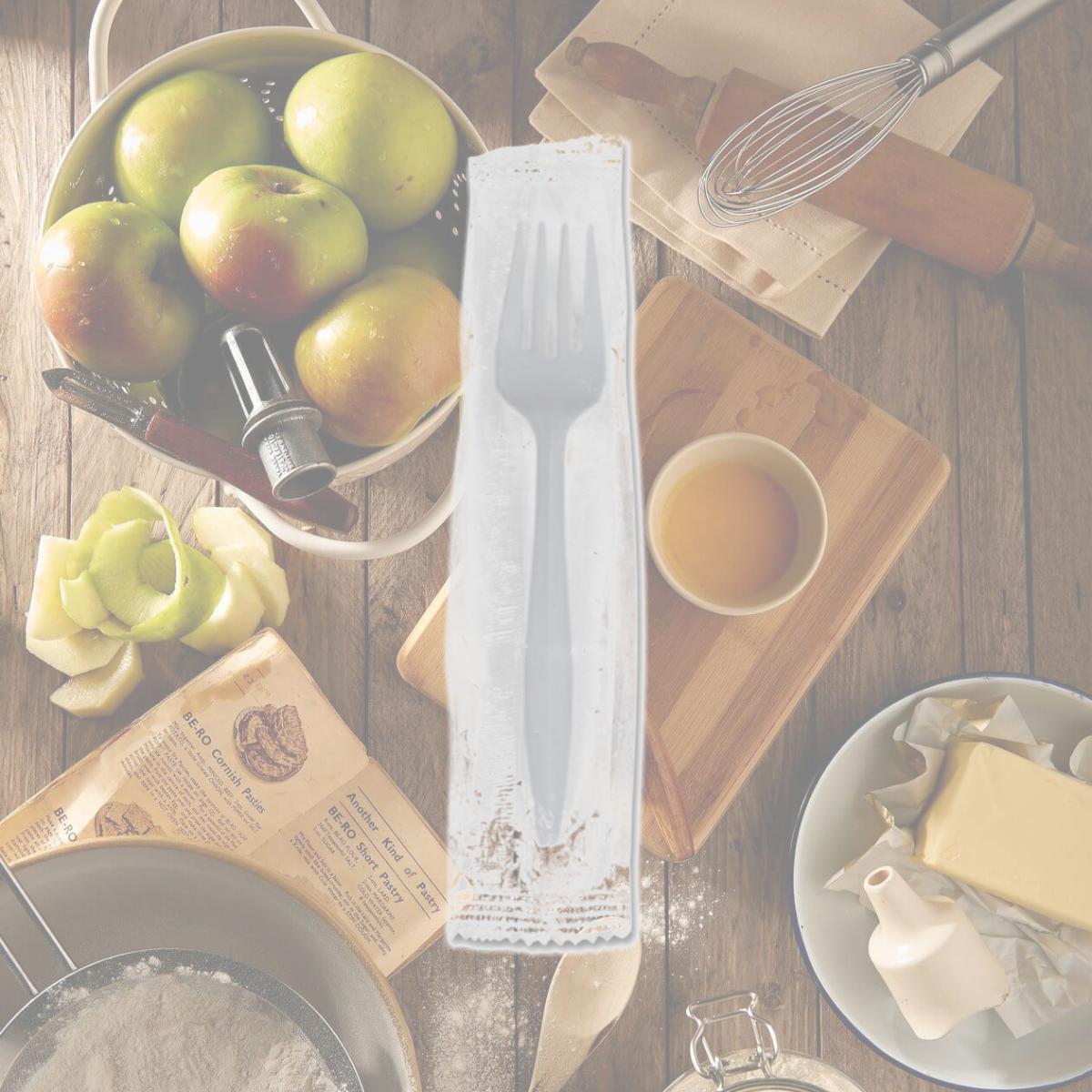 Picture of Mars Drinks GJO20005 Individually Wrapped Fork, Polypropylene - White