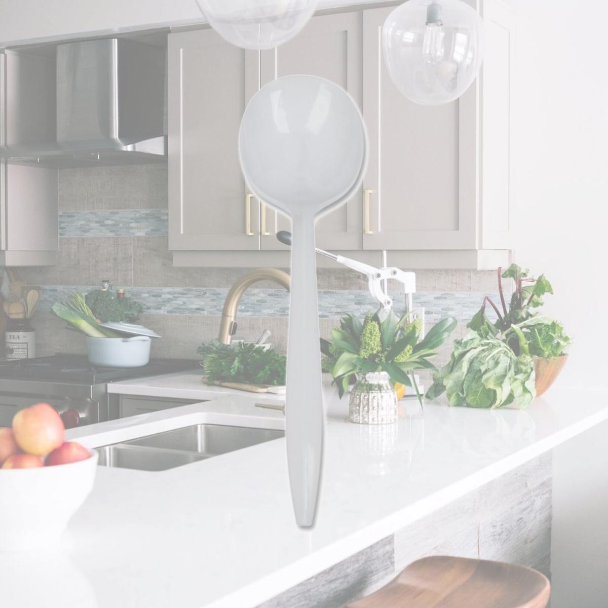 Picture of Micromicr GJO20003 Soup Spoon Medium Weight Individual Wrapped PP - White