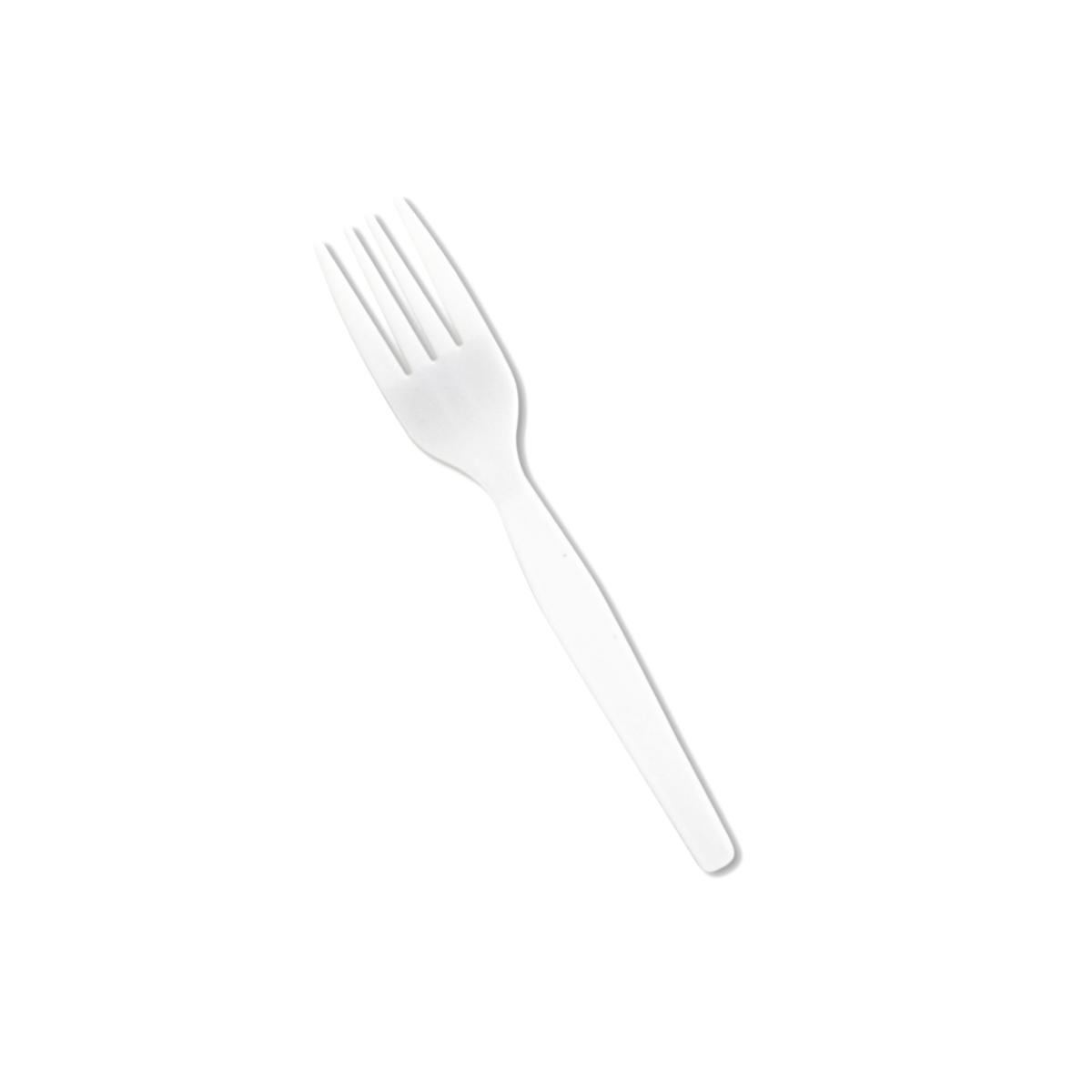 Picture of Media Sciences GJO30400 Forks Heavy-Weight, White - 1000 Count