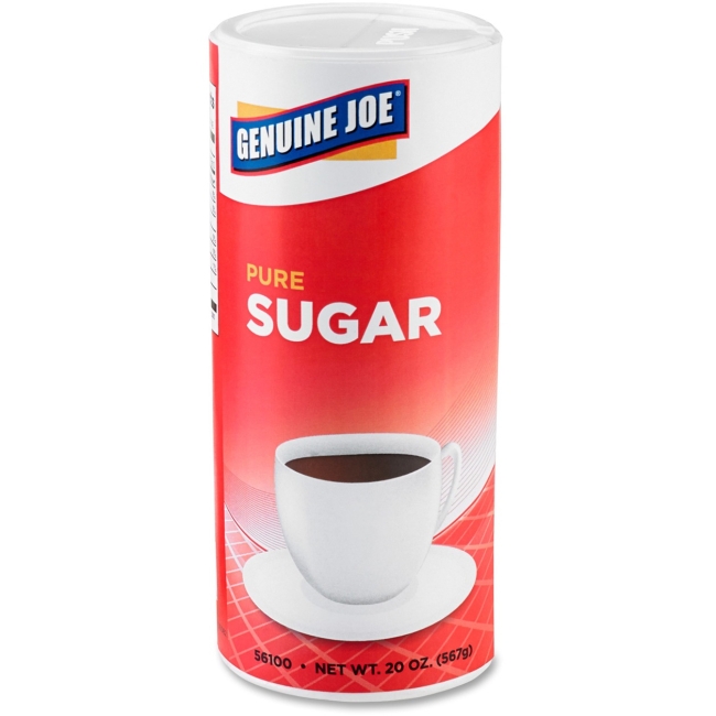 Gjo56100ct 20 Oz Pure Sugar Canister - 24 Count