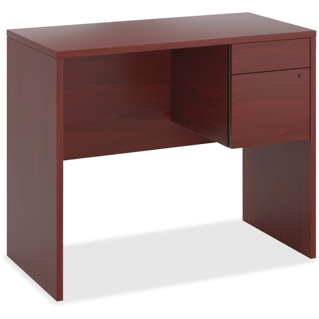 28.5 X 16 X 24 In. 0.75 Pedestal Box & File Wood Desking - Mahogany
