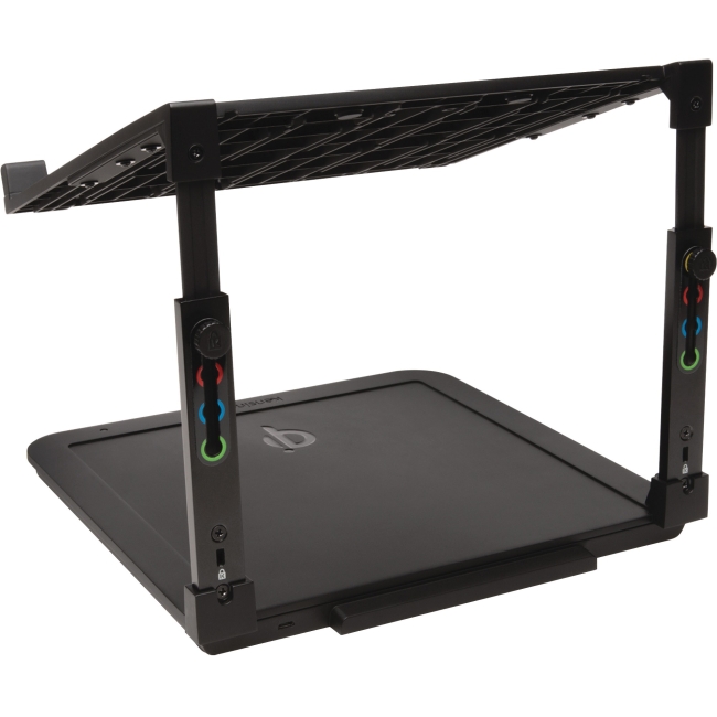 Acco Kmw52784 15.6 In. Smartfit Ergonomic Laptop Riser With Charging Pad - Black