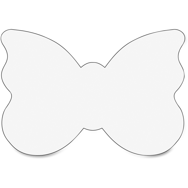 Hygloss HYX68359 Big Cuts Paper Butterfly Shapes - White Hygloss HYX68359 Big Cuts Paper Butterfly Shapes - White