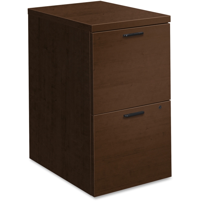 105104momo 28 X 15.8 X 22.8 In. Two Drawer Mobile Pedestal File Cabinet - Mocha