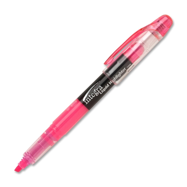 Integra ITA33312 Integra Liquid Highlighter Pen - Fluorescent Pink Integra ITA33312 Integra Liquid Highlighter Pen - Fluorescent Pink