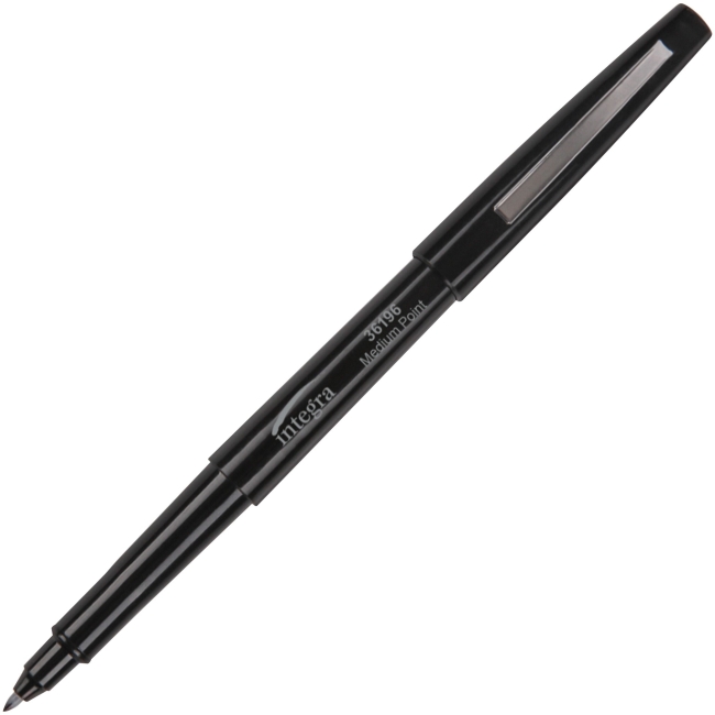 Integra ITA36196 1 Dozen Integra Resin Tip Pen Medium - Black Integra ITA36196 1 Dozen Integra Resin Tip Pen Medium - Black