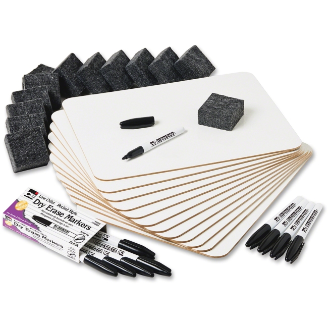 Charles Leonard LEO35040 Magnetic Dry-Erase Whiteboard Markers - Black & White Charles Leonard LEO35040 Magnetic Dry-Erase Whiteboard Markers - Black & White
