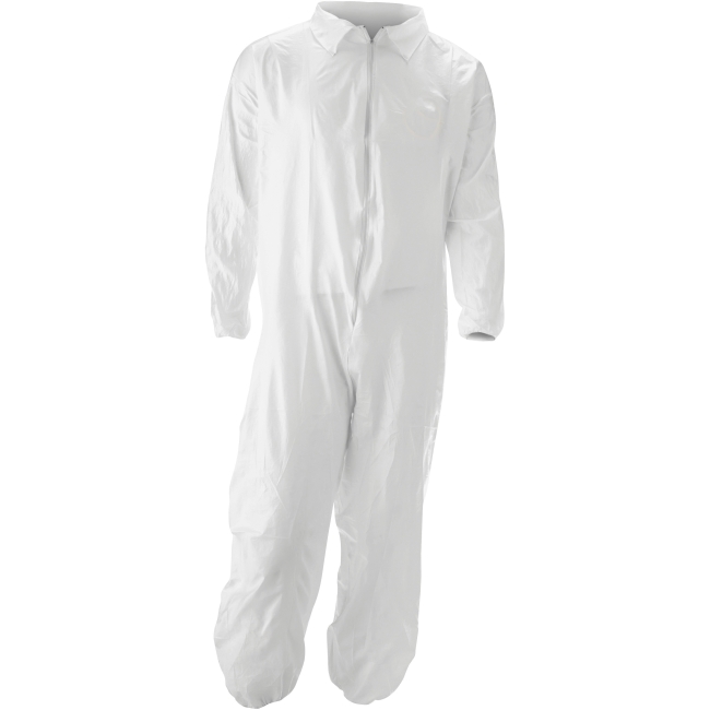 Impact Products Impm1017l Malt Promax Coverall, White - Large