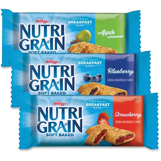 Keb05872 Nutri-grain Cereal Bars, Assorted Flavor