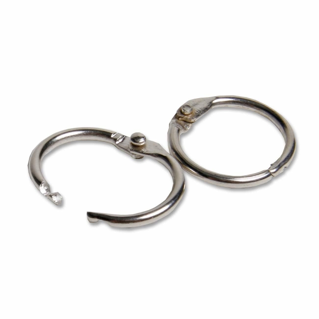 Charles Leonard LEOR09 0.5 in. Multipurpose Book Ring Aluminium - 100 Count Charles Leonard LEOR09 0.5 in. Multipurpose Book Ring Aluminium - 100 Count