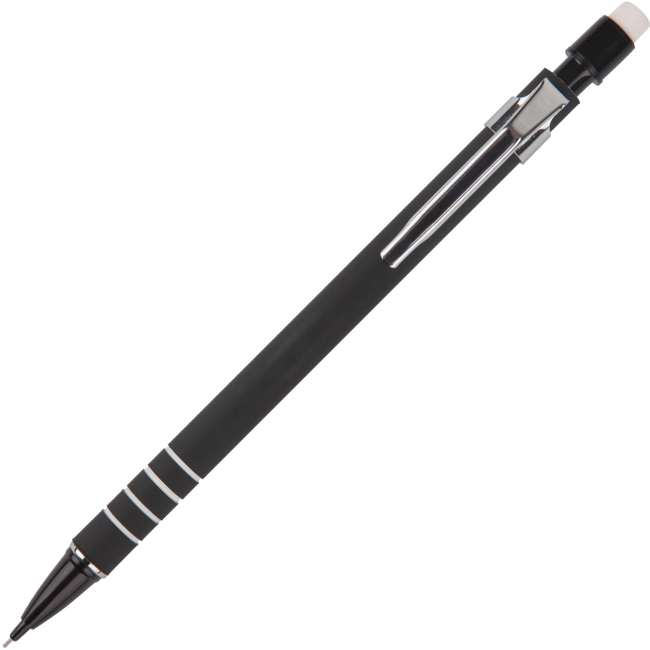 Integra ITA36195 Rubber Barrel Mechanical Pencil Black - 1 Dozen Integra ITA36195 Rubber Barrel Mechanical Pencil Black - 1 Dozen