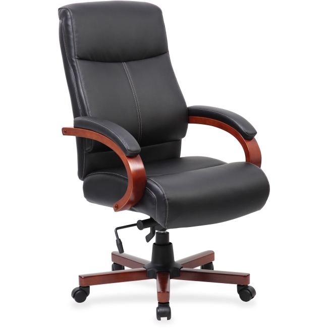 Llr69531 47 X 27 X 31 In. Executive Chair, High Back - Black & Cherry