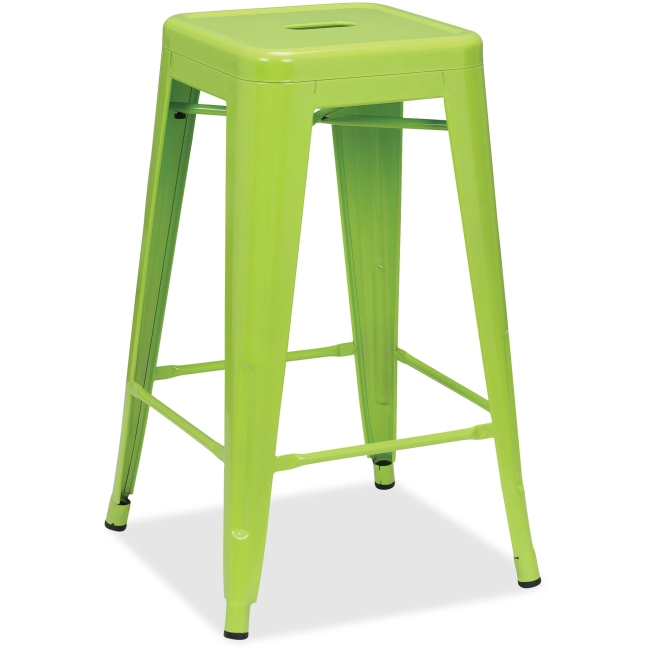Llr59491 26.5 X 30.5 X 30.5 In. Lime Metal Stool
