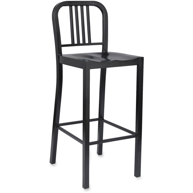 Bistro Bar Chairs - Metal, Black