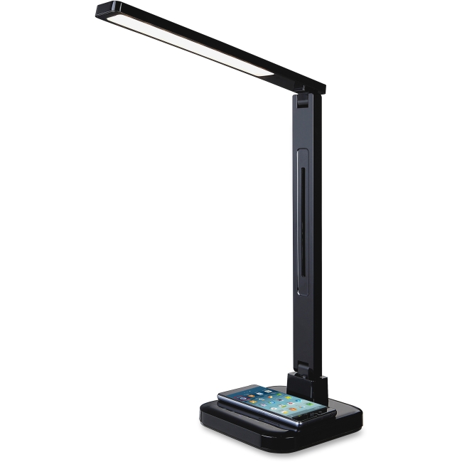 Llr99767 Smart Led Lamp Usb Wireless Charger - Black