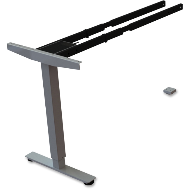 26.5 X 24 X 44 In. Sit - Stand Desk Silver Third Leg Add-on Kit, Silver