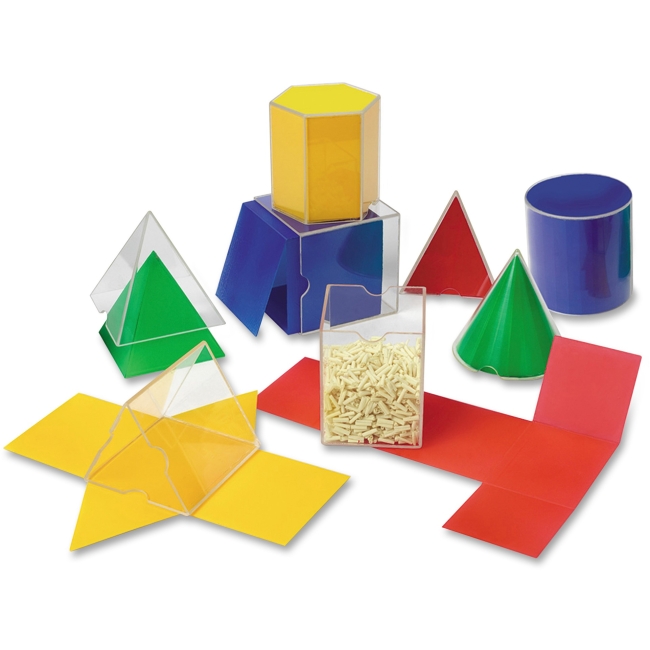 Lorell LRNLER0921 Folding Geometric Shapes - Multicolor Lorell LRNLER0921 Folding Geometric Shapes - Multicolor