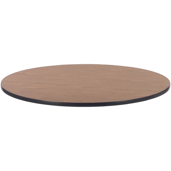 48 Dia. Laminate Round Activity Tabletop - Medium Oak