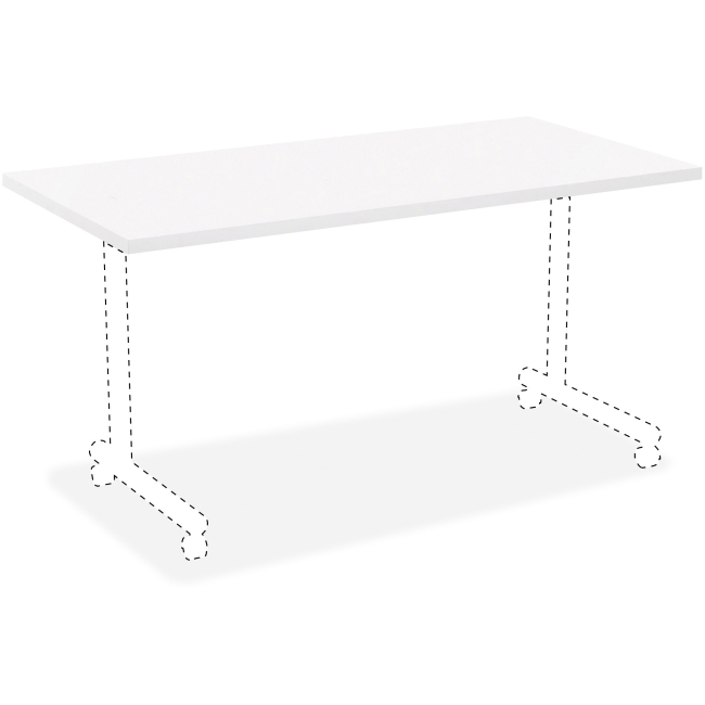 24 X 48 In. Rectangular, Invent Tabletop - White