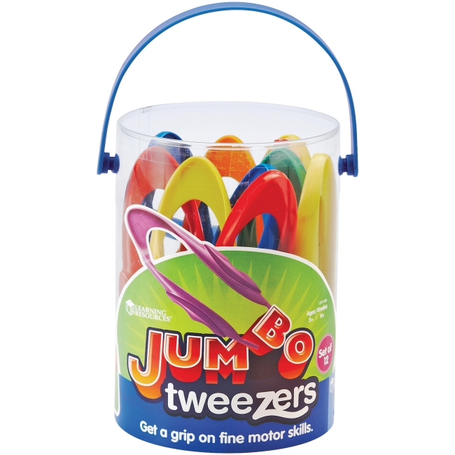 Lrnler1963 Jumbo Tweezers Set, 6 Color