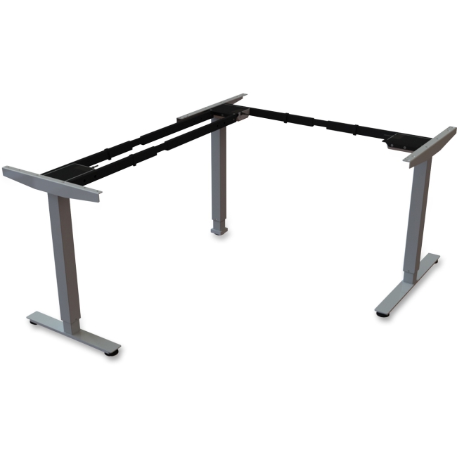 Llr99850 Sit & Stand Desk Silver Thirdleg Add On Kit - Black