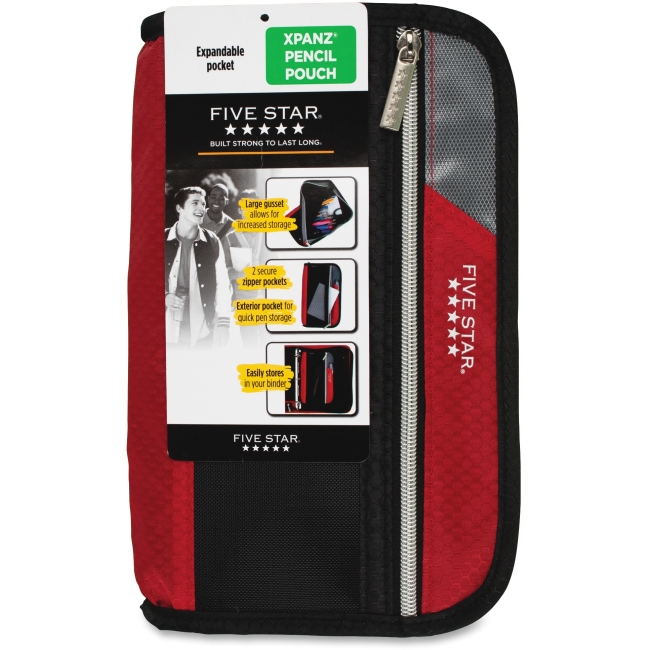 Five Star MEA50206 Xpanz Carrying Case for Pencil Pen Supplies - Assorted Five Star MEA50206 Xpanz Carrying Case for Pencil Pen Supplies - Assorted