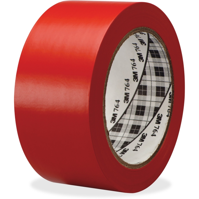 Mmm764136red General Purpose Solid Vinyl Tape - Red