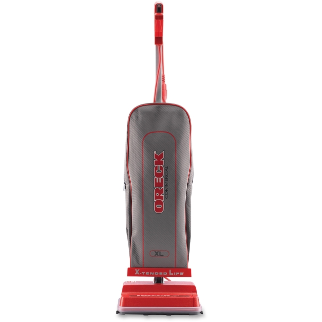 Oreck ORKU2000RB1 Commercial Vacuum with Pig Tail - Red & Silver