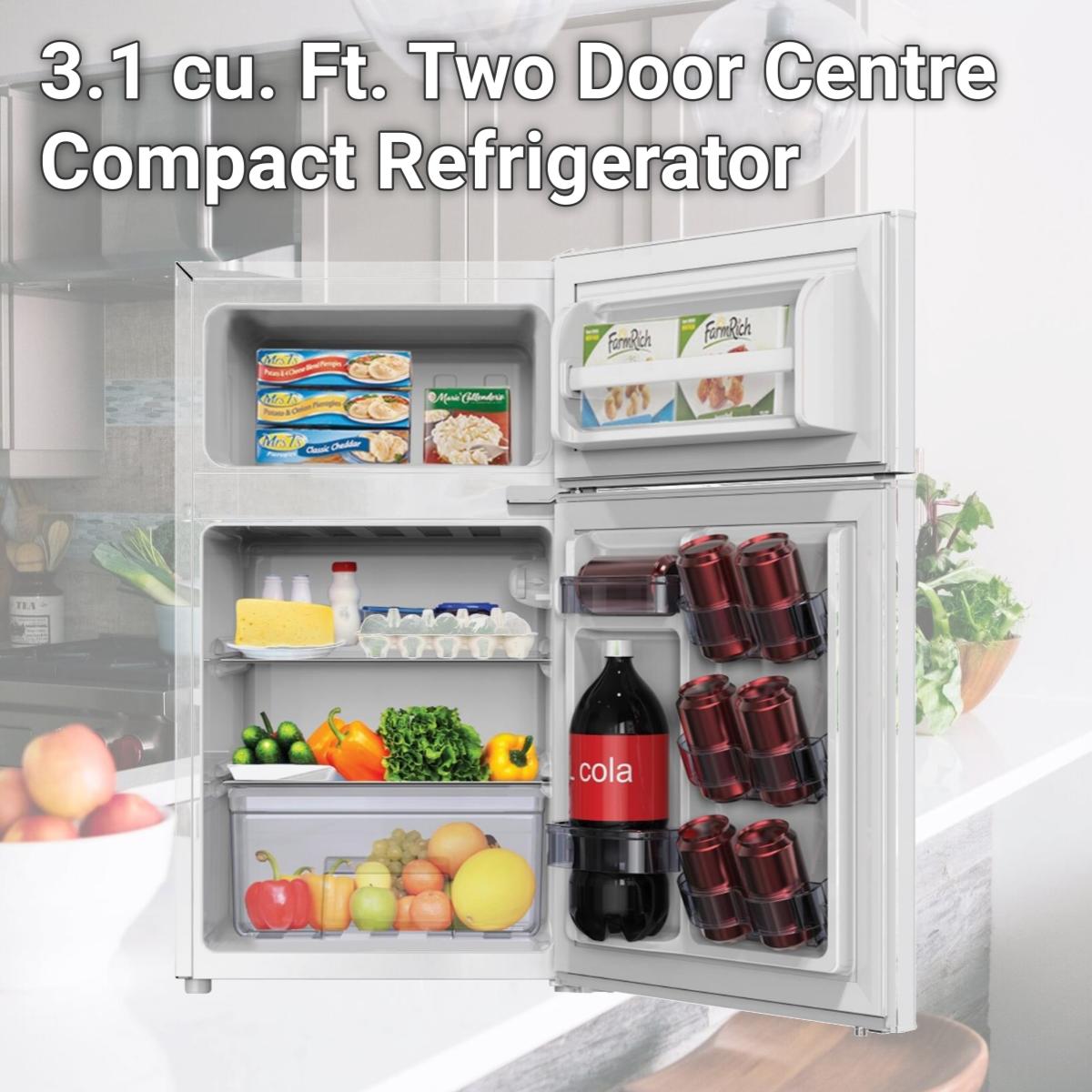 Picture of Avanti AVARA31B0W 3.1 cu. Ft. Two Door Centre Compact Refrigerator