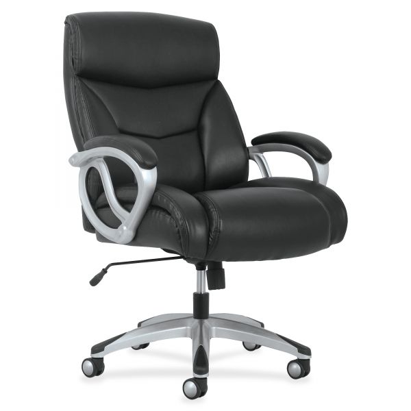 Big & Tall Executive Leather Chair, Black