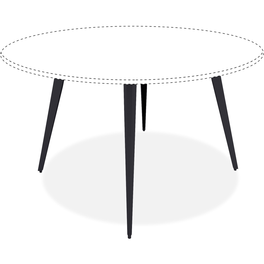 Llr59643 Round Conference Table Steel Base With 4 Leg