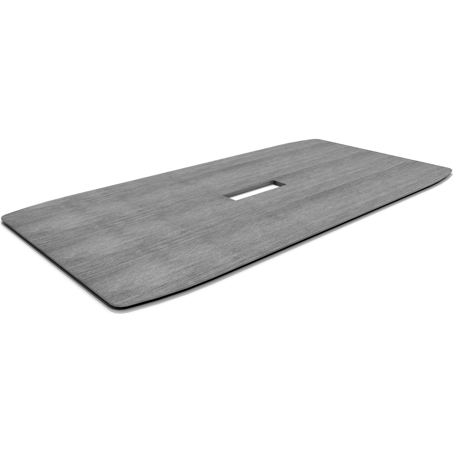 Llr59688 95 In. Laminate Rectangular Conference Tabletop, Charcoal