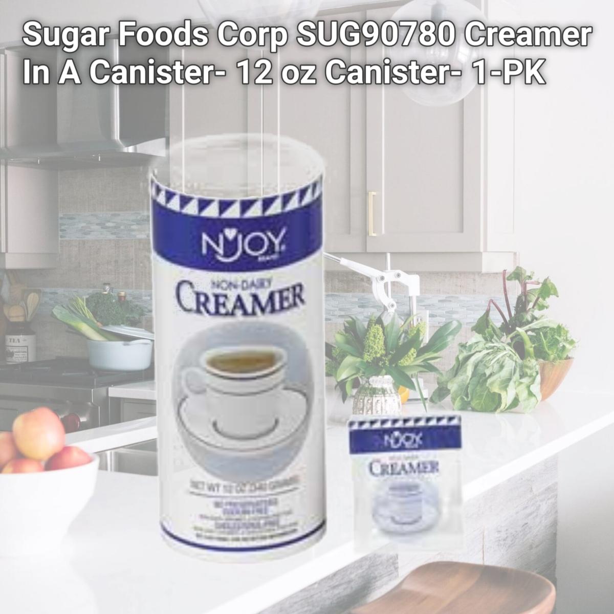 Picture of Sugar Foods Corp SUG90780 Creamer In A Canister- 12 oz Canister- 1-PK
