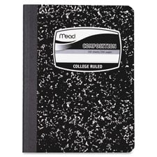 Mea09932ct Composition Book - Black Marble