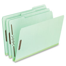 PFX17183 Heavyweight Legal Pressboard Folders - Light Green