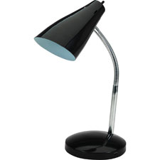Llr99953 Usb 10w Led All-metal Desk Lamp, Black