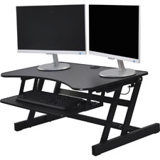 Llr99983 Adjustable Desk Riser Plus, Black