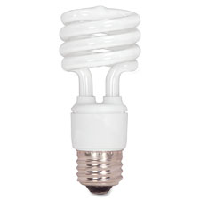 Sdns7218ct T2 13w Mini Spiral Compact Fluorescent Bulb, White