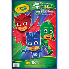 Crayola Cyo040078 Pj Masks Giant Coloring Pages, White