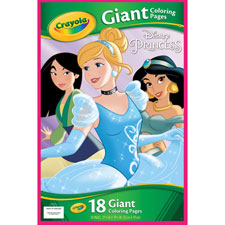 Crayola Cyo040155 Disney Princess Giant Coloring Pages - White