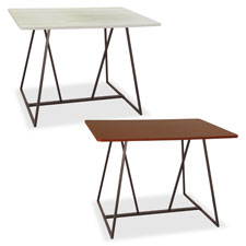 Safco Saf3020cy Oasis Standing Height Teaming Table, Cherry